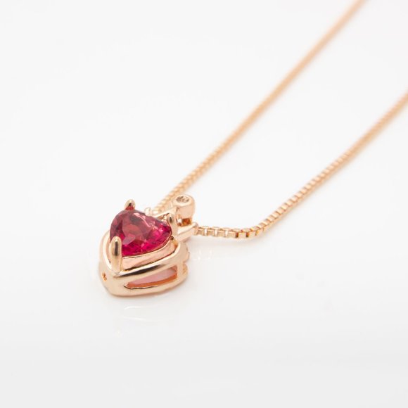 Ruby Necklace and Earrings Set - Picture 3 of 6